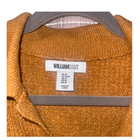 WILLIAM RAST V Neck Cropped Sweater M - Picture 5 of 6